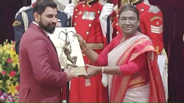 National Sports Awards Mohammed Shami Among Those Honoured By