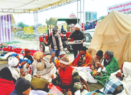 Delhi-Jaipur Expressway: Steadfast in their demand, protesters continue to camp at Shahjahanpur border