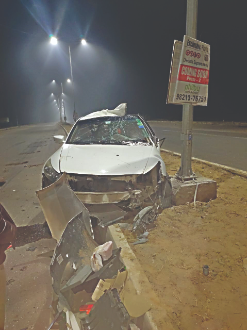 116 road accidents over 19 days leave 5 dead, 85 injured in Ggm