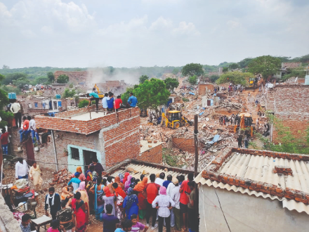 Khori: Many living near debris where homes once stood