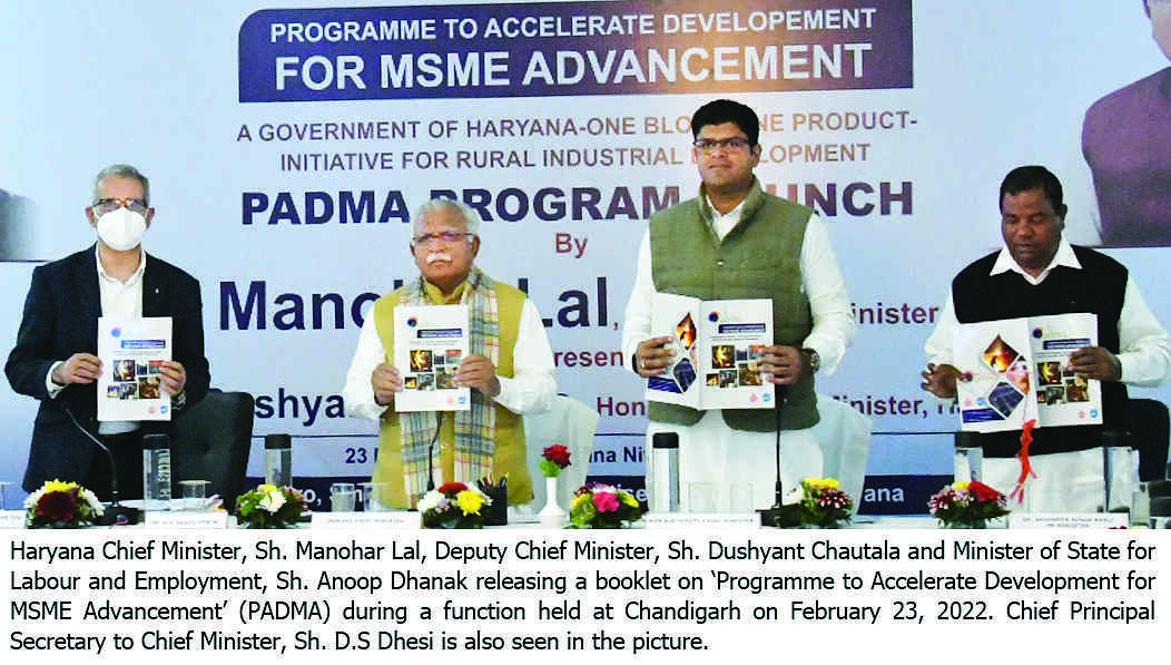 Haryana CM Khattar launches PADMA