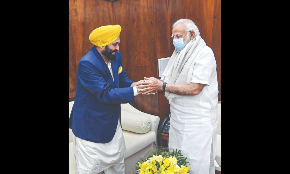 Bhagwant Mann meets PM Modi, seeks Rs 1 lakh cr financial package for Punjab