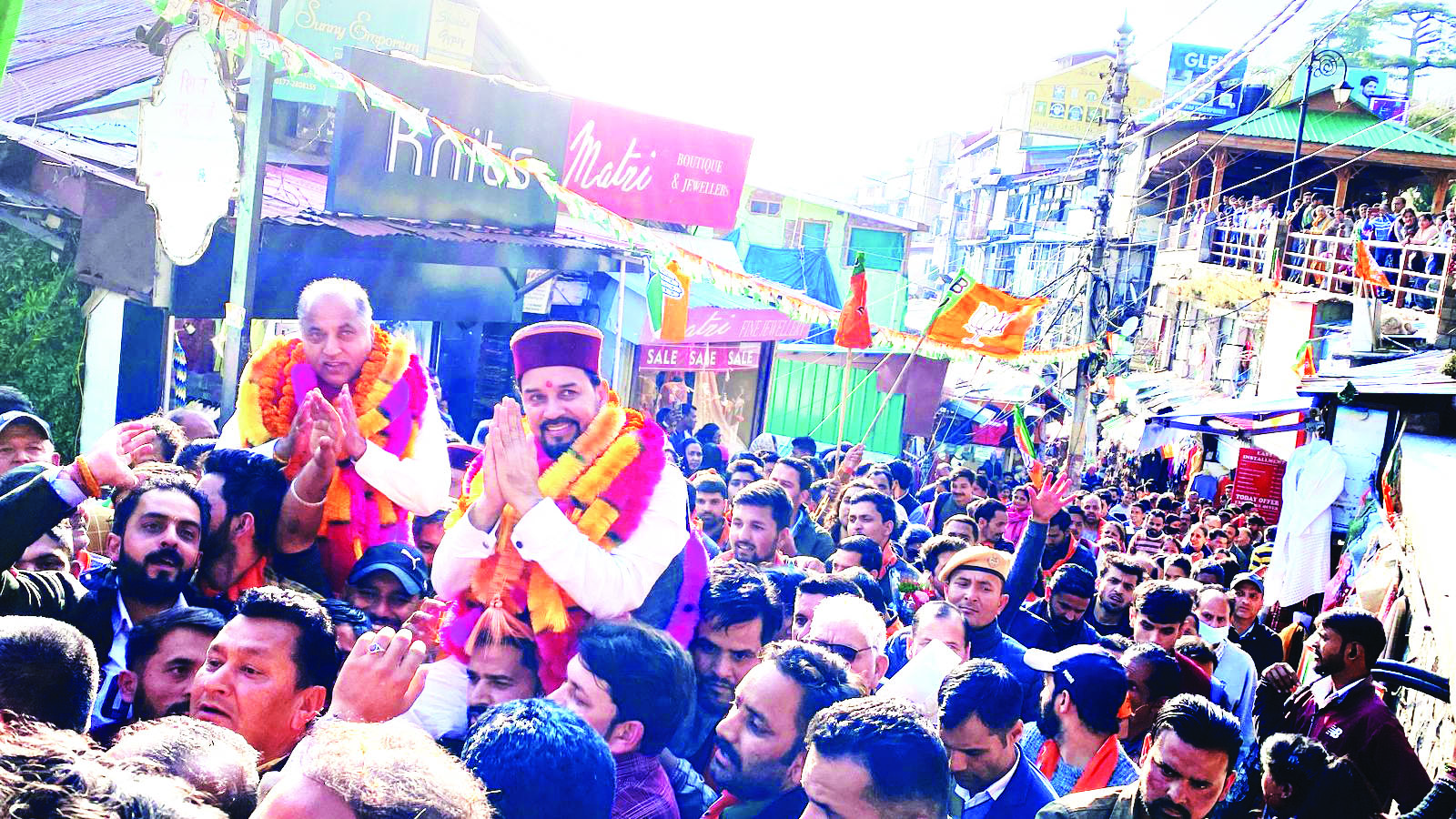 BJP will win again for development of Shimla MC, says Anurag Thakur