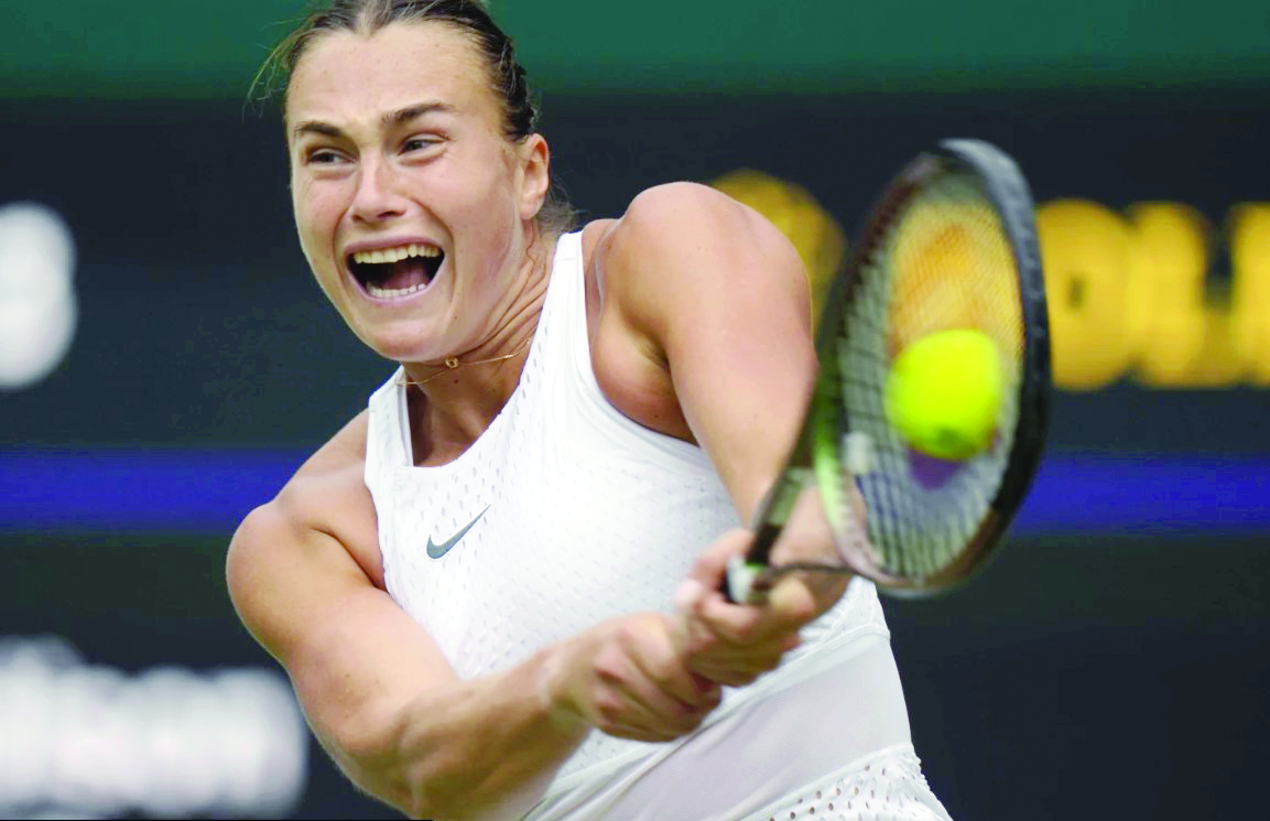 Sabalenka reaches Wimbledon SF