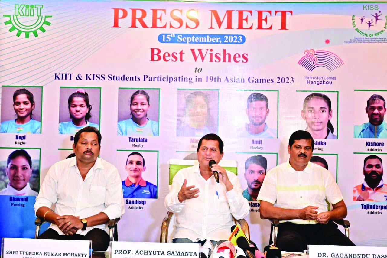 14 Athletes from KIIT and KISS set to shine at Asian Games