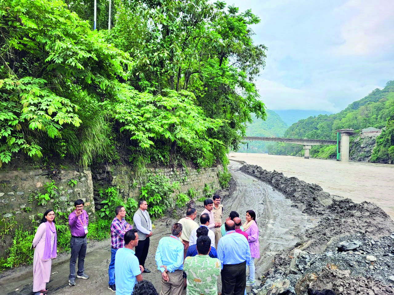 Administrative meets held to assess flood situation in Kalimpong