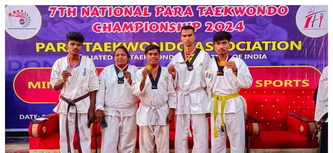 Bengal para-athletes triumph with 5 Medals at para-taekwondo championship