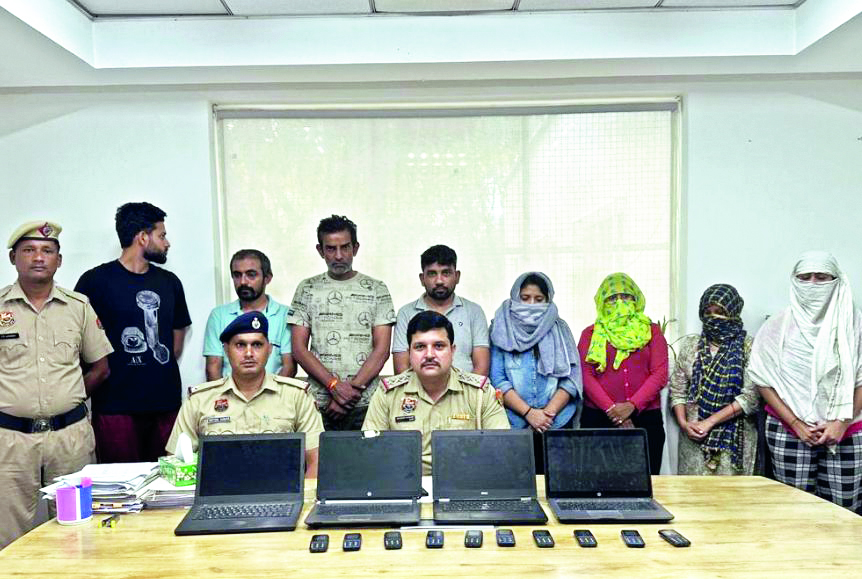 Ggm: Eight held for overseas job scam run from fake call center