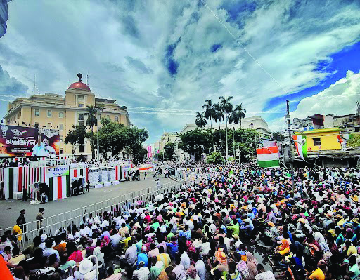 KMC cleans road within hours after Martyrs’ Day rally