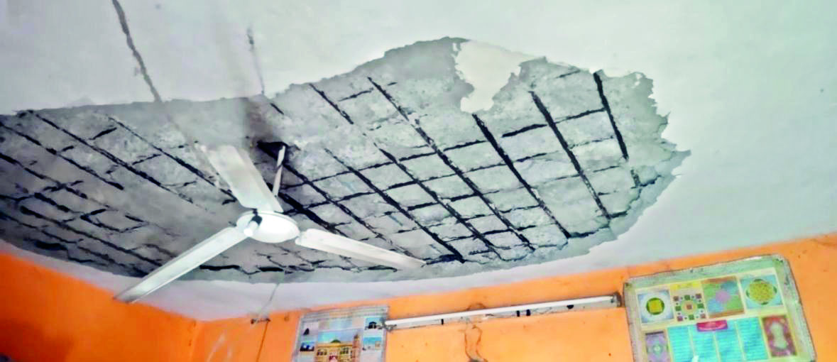 Infant killed, five of family injured in ceiling collapse