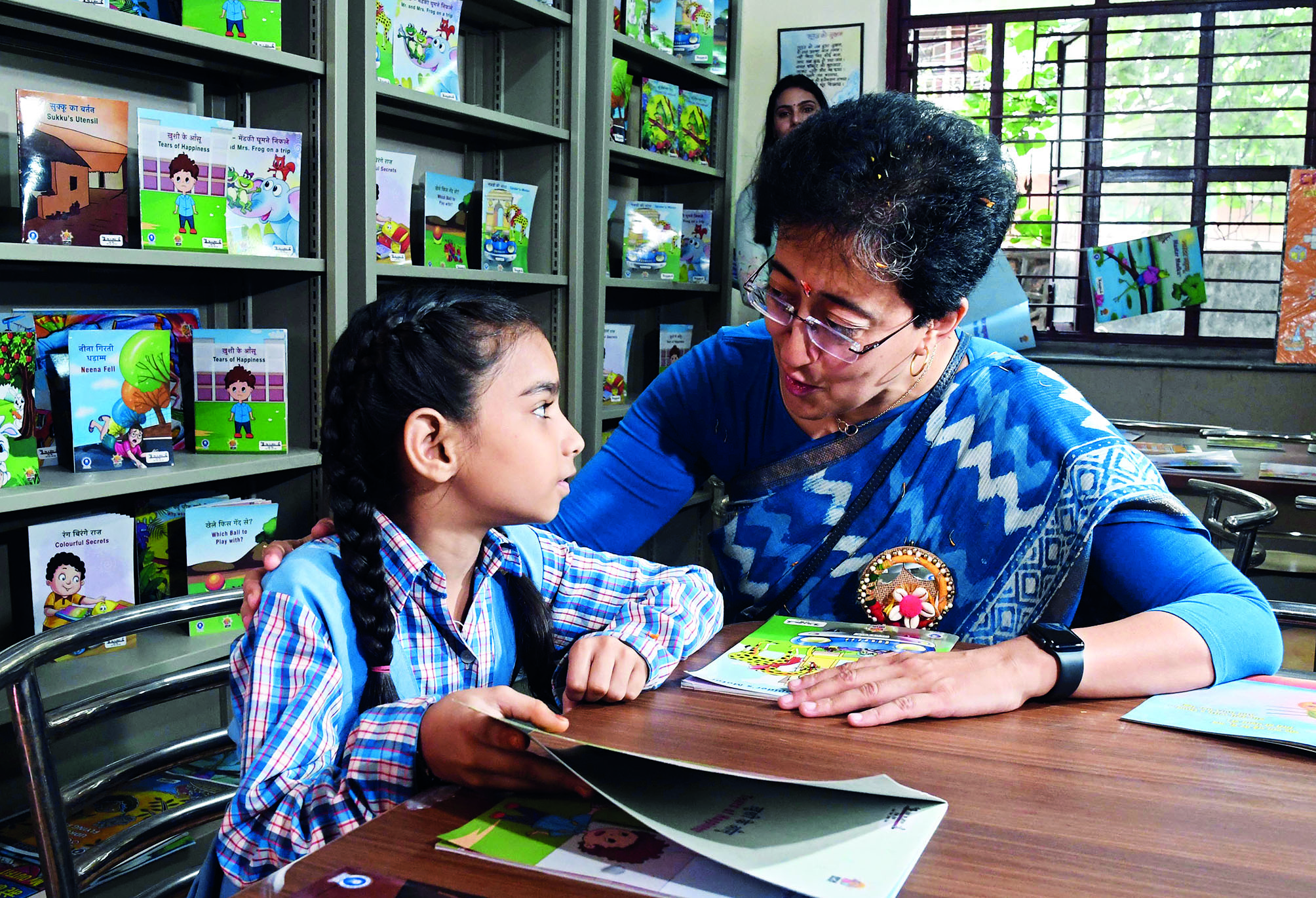 Atishi inaugurates new academic block at govt school