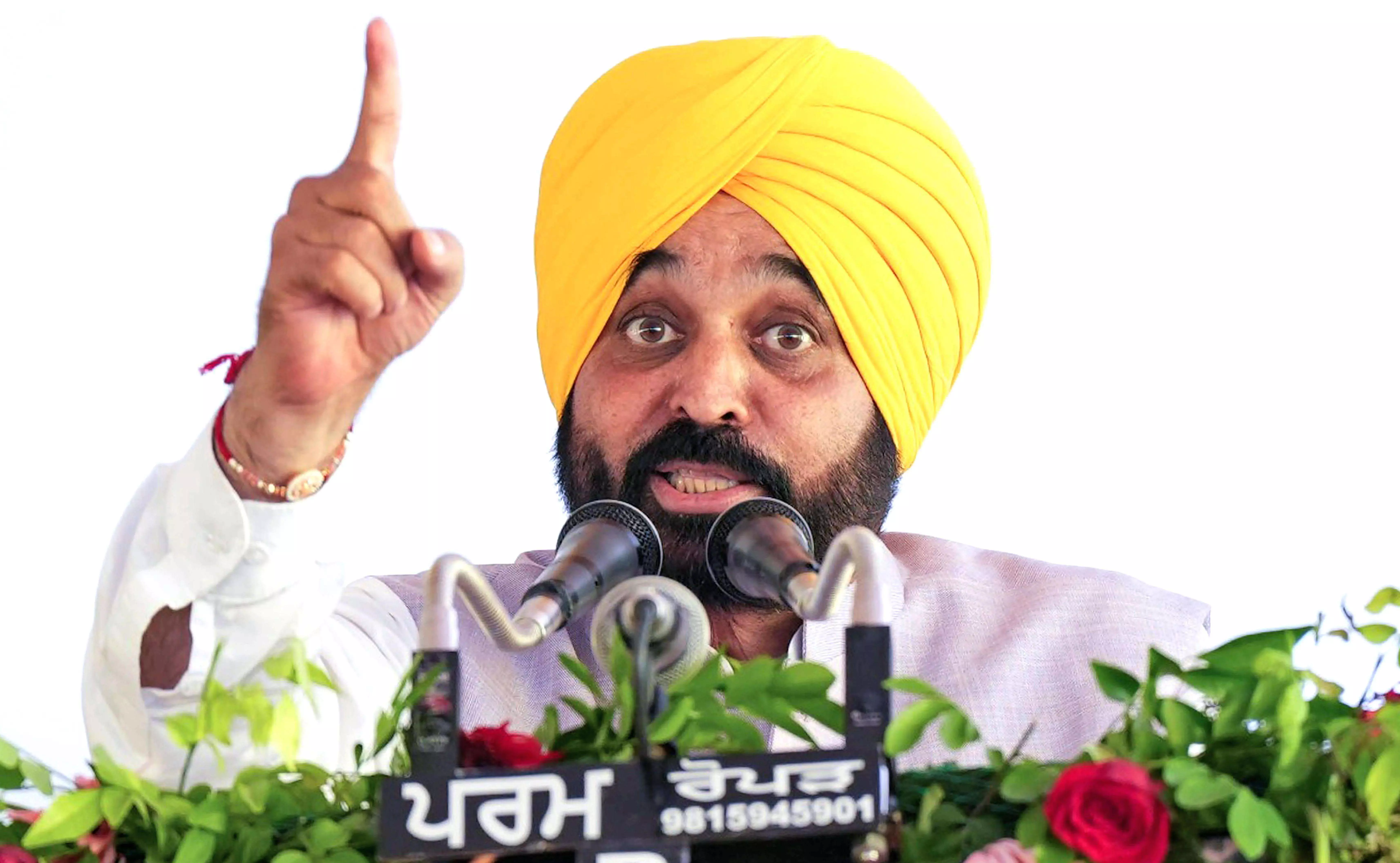 NHAI projects: Punjab CM Mann slams Centre for raising law and order issue