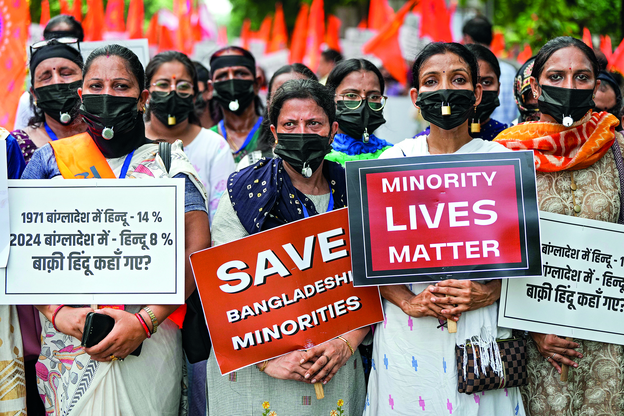 Bansuri Swaraj, JNU V-C attend Delhi protest march