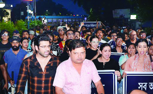 RG Kar death case: Tollywood celebrities take out march, demand justice for victim