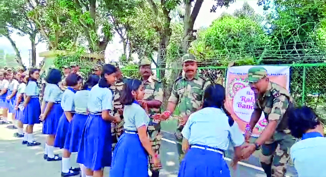 Techno India School celebrates Raksha Bandhan with BSF