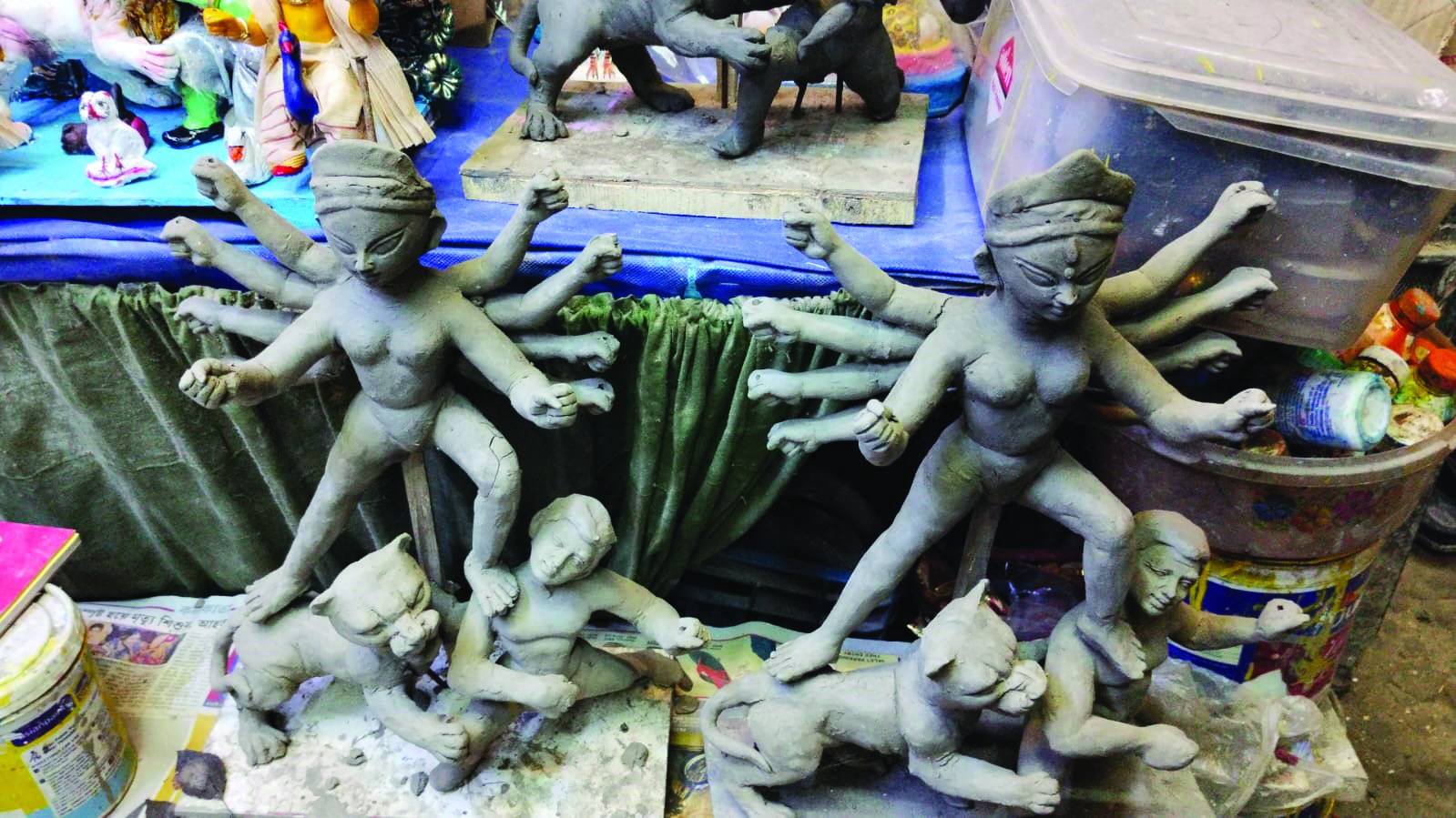 Kumartuli sees reduced footfall amid RG Kar protests