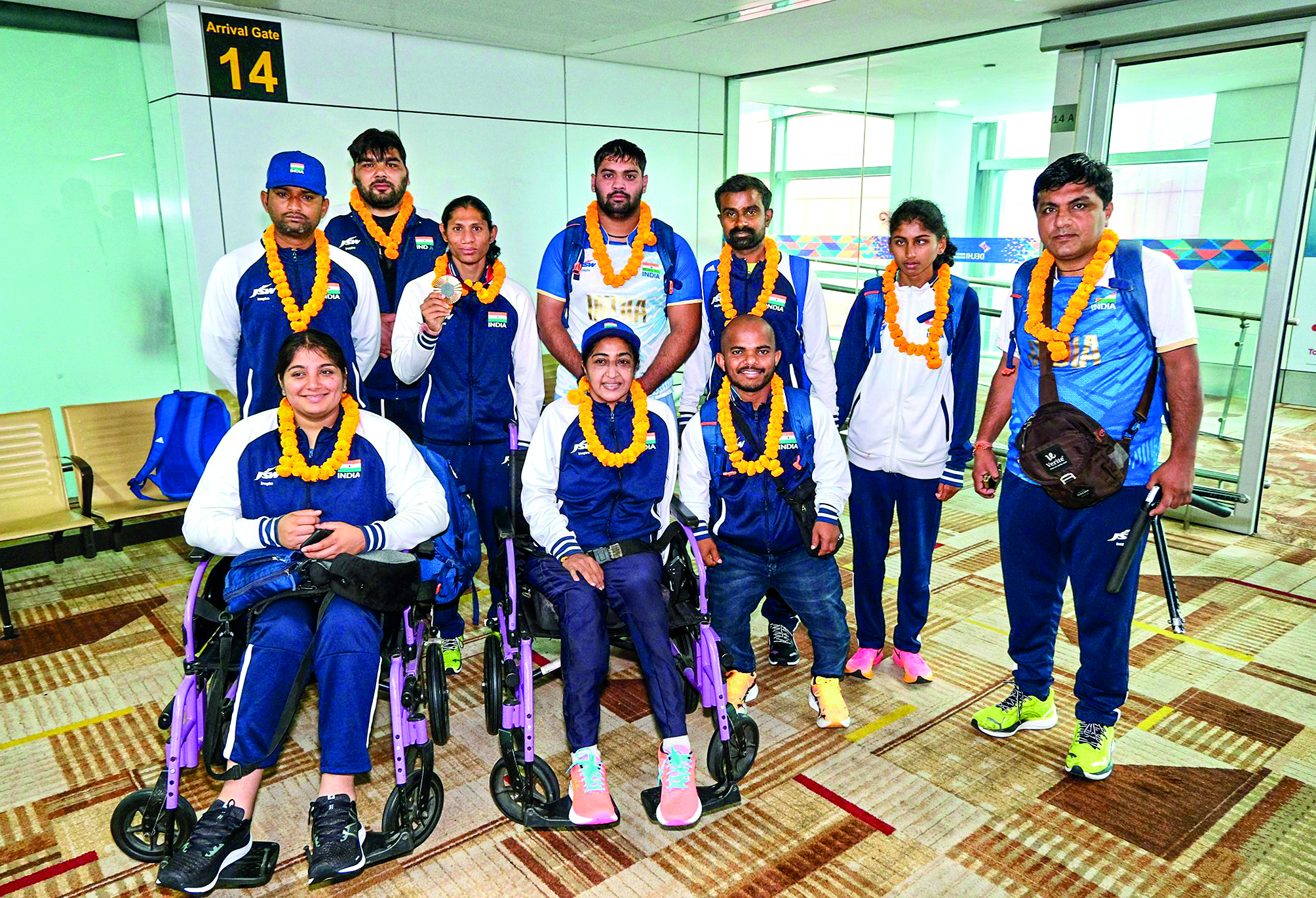 Para-athletes set new benchmarks, return home with record 29 medals