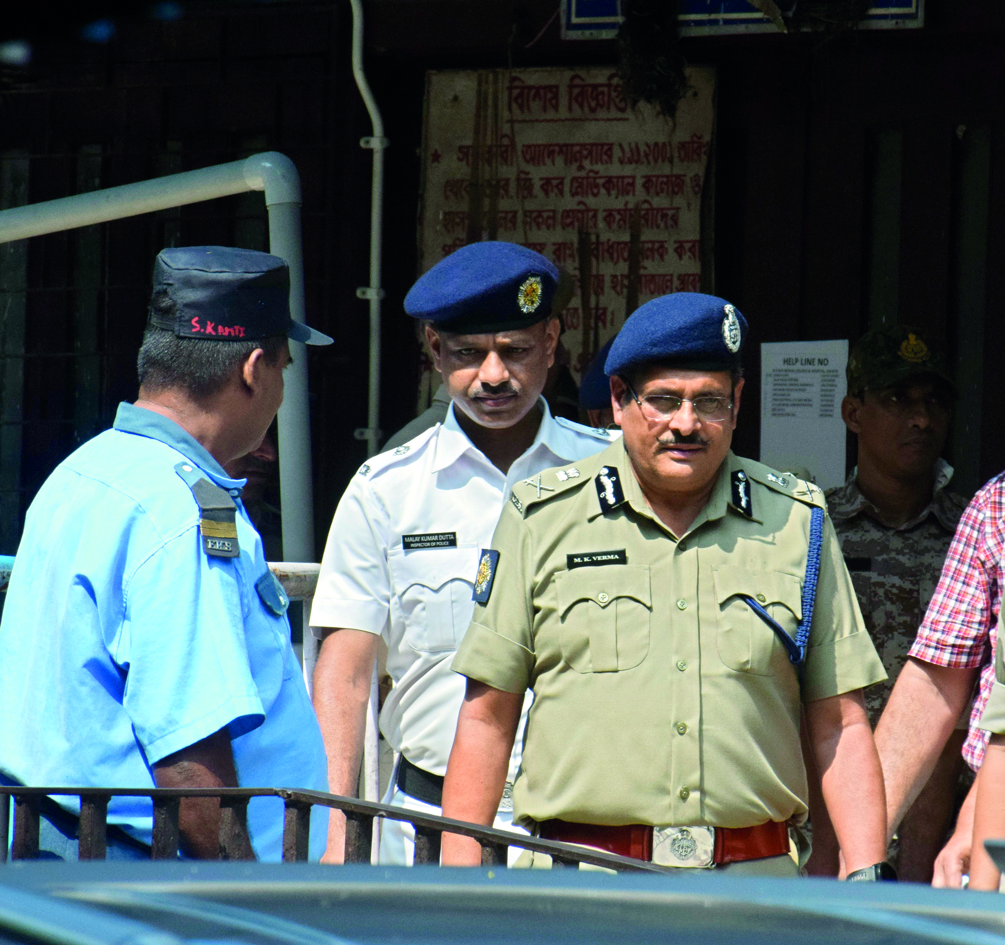 Kolkata CP Manoj Verma inspects police stations and RG Kar Hosp