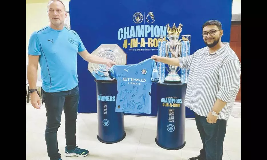 Techno India collaborates with Manchester City to launch premier football school in Bengal