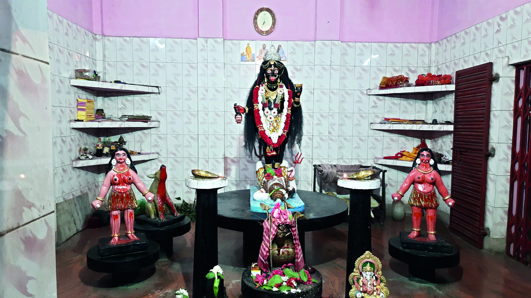 Ancient rituals continue at Devi Chaudhurani Samsan Kali Temple