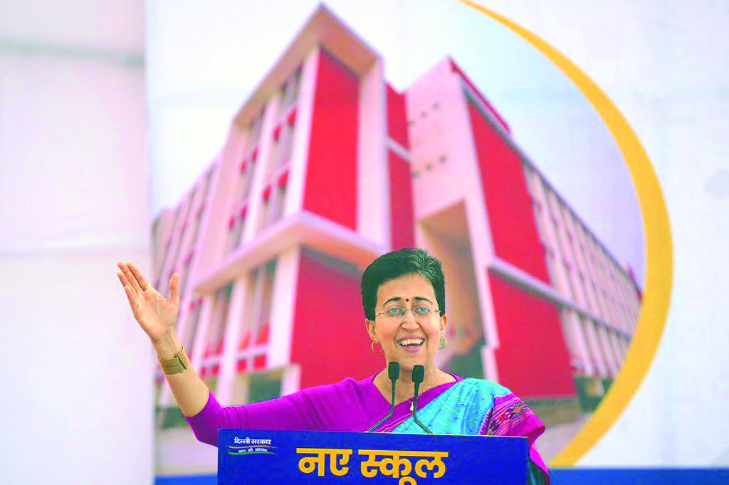 Milestone: CM inaugurates new world-class govt school in Rohini