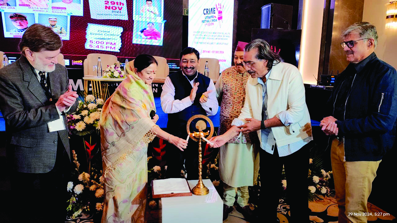 Crime Literature Festival of India concludes in Dehradun