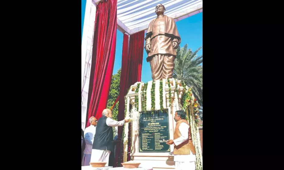 Amit Shah unveils 11-ft statue of Sardar Patel in Jodhpur, pays tribute to his legacy