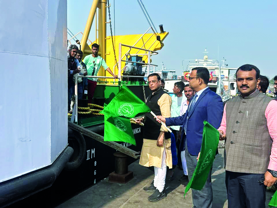 Transport dept introduces new roro vessel for Lot 8-Kachuberia route