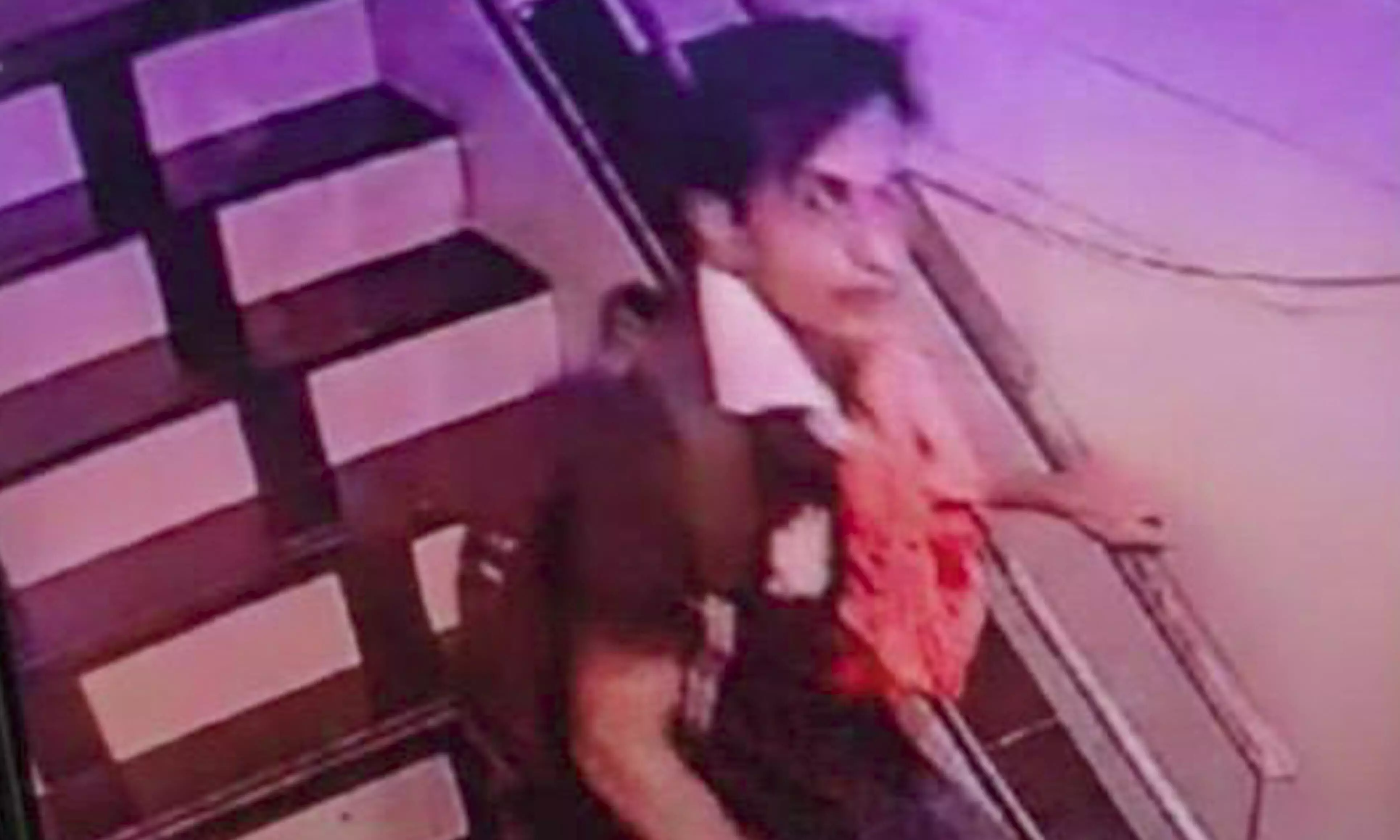 CCTV footage shows intruder escaping through staircase after attacking Saif Ali Khan