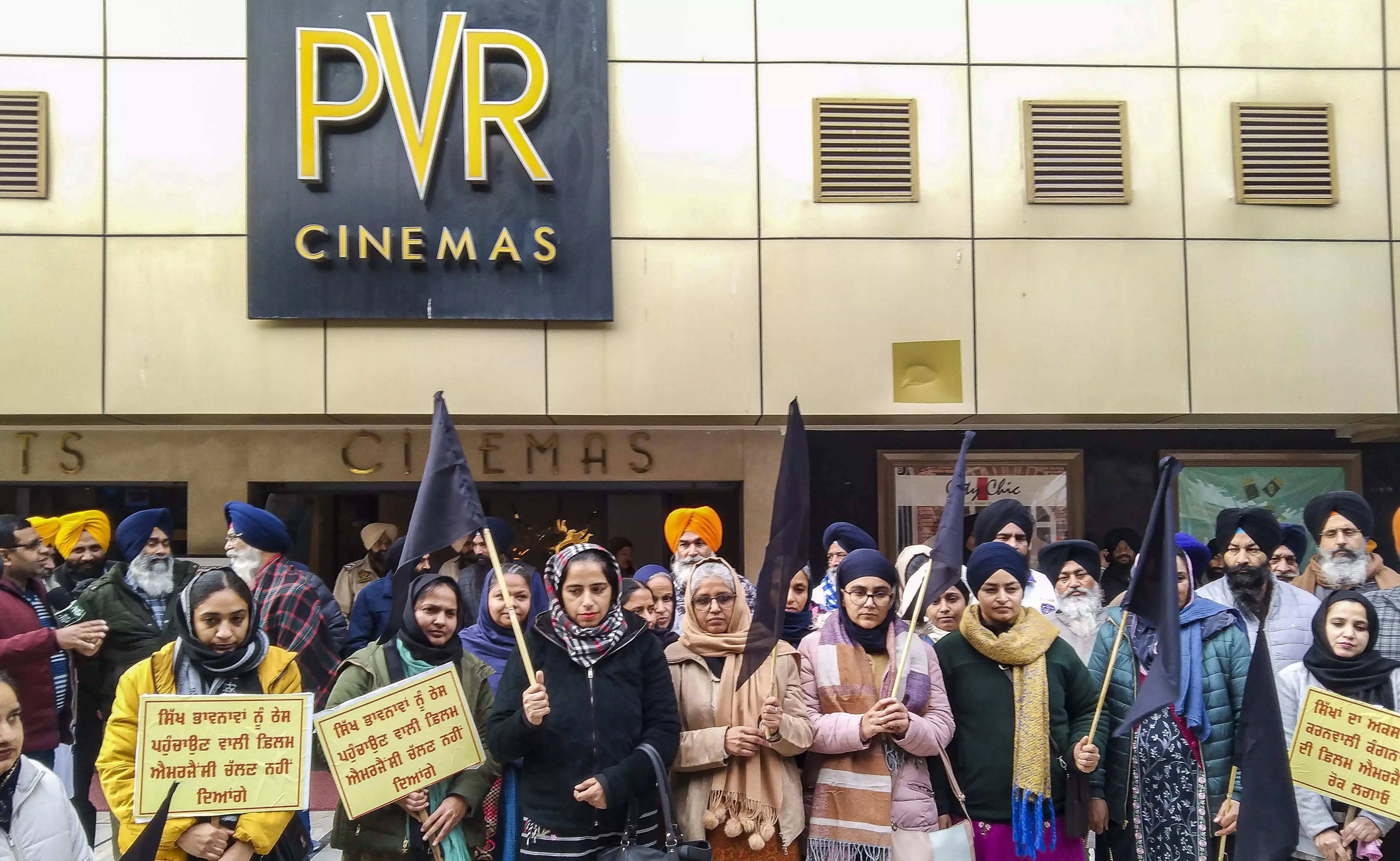 Emergency not screened in many places in Punjab, SGPC holds protests