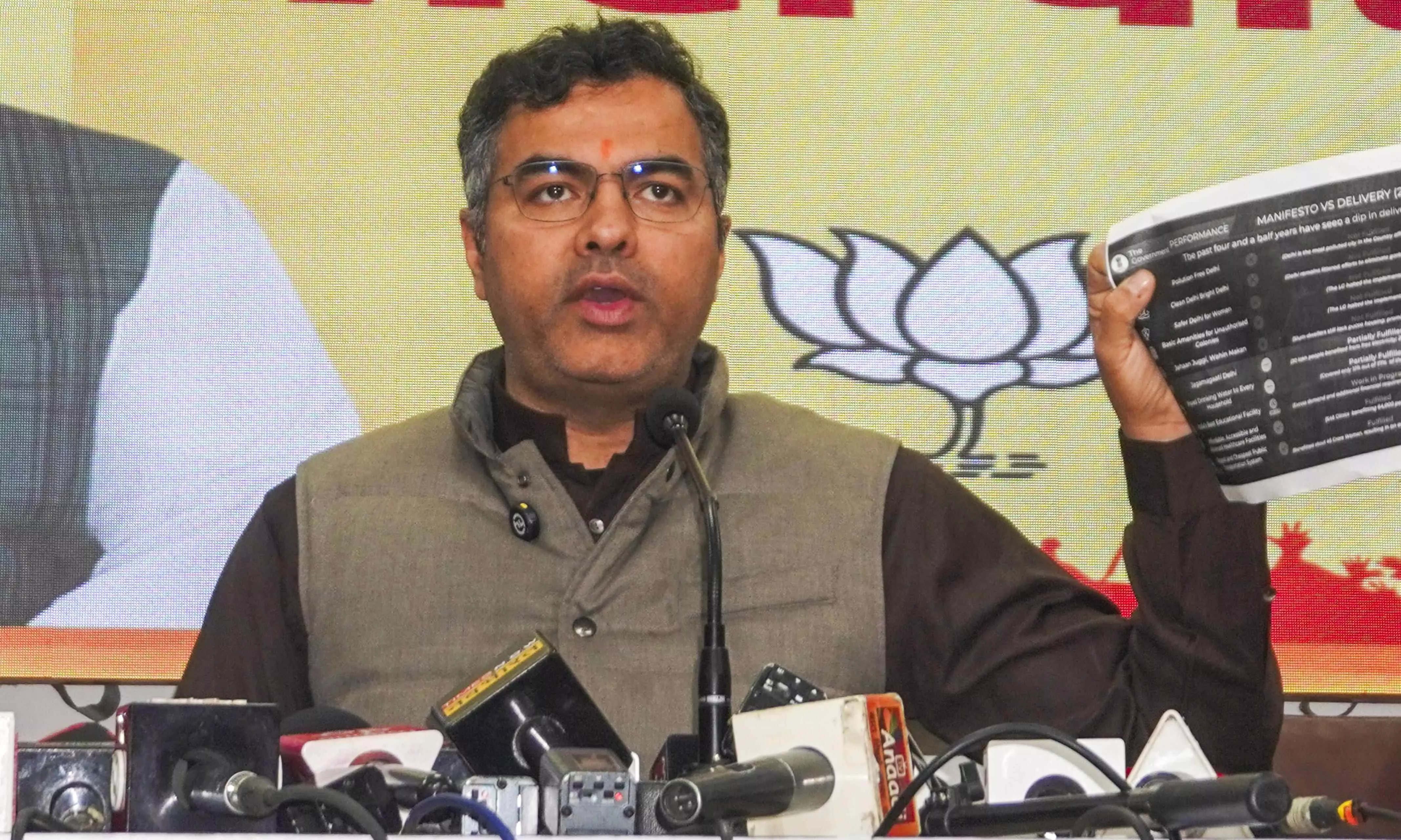 AAP creating fake narrative about attack on Arvind Kejriwal: Parvesh Verma