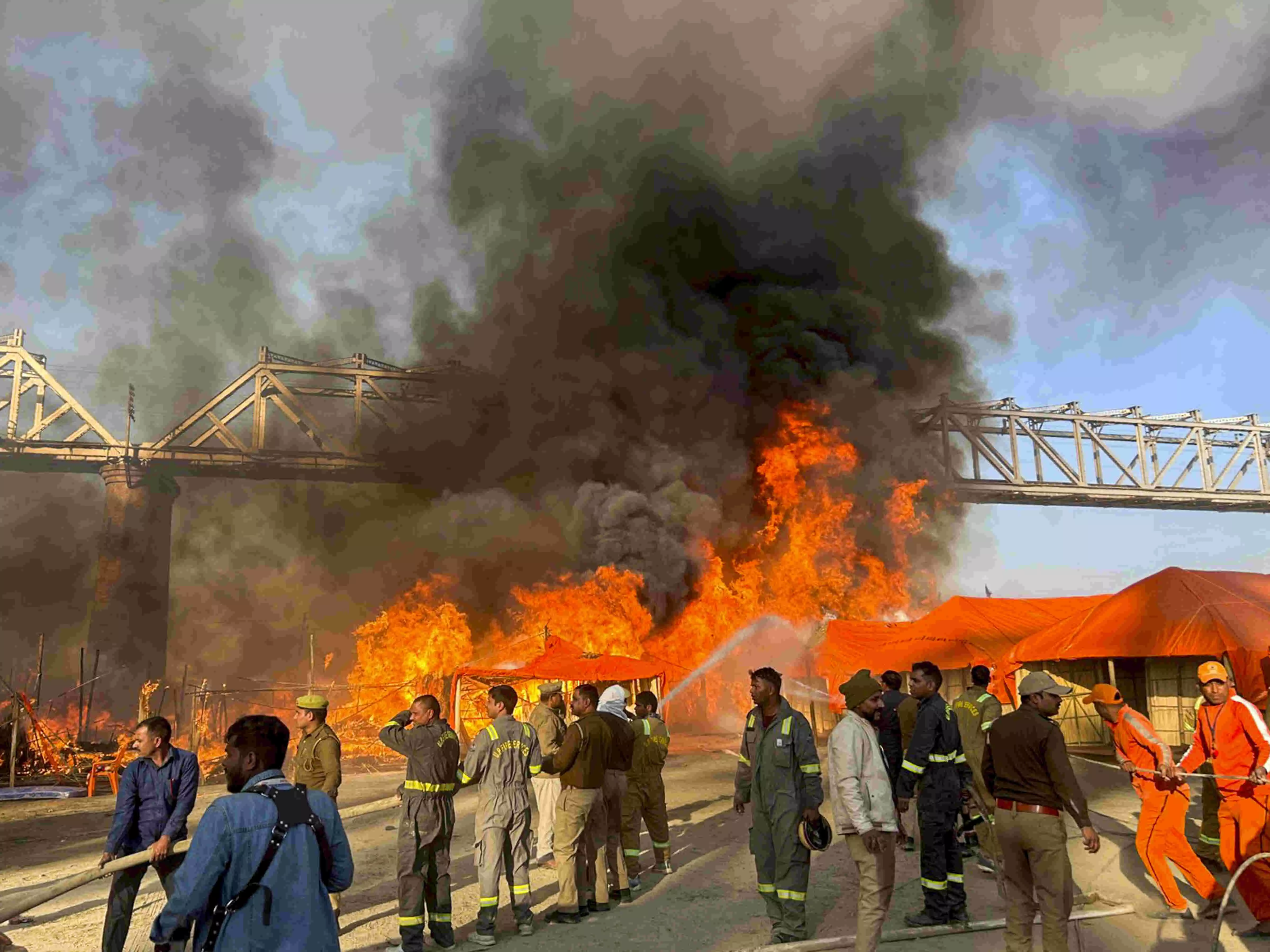 Fire at Maha Kumbh due to cylinder blast: Police