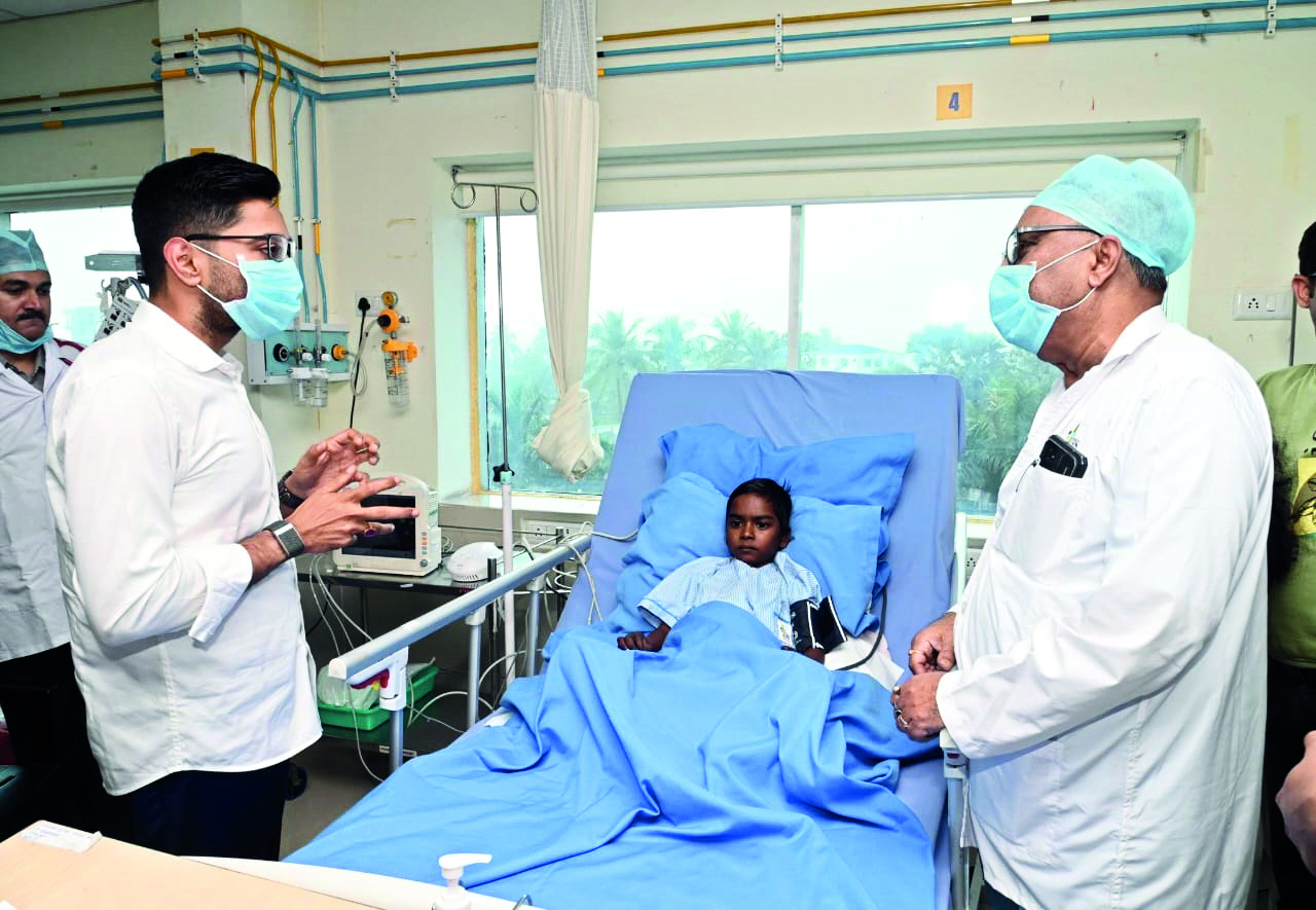 Sebaashray: Abhishek checks on minor’s health after surgery