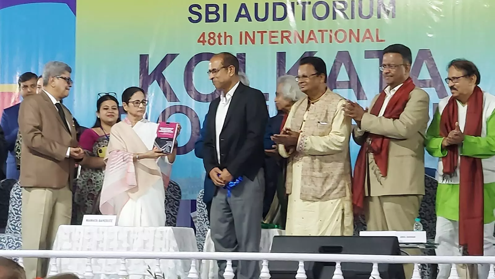 Mamata Banerjee launches Dr Hari Krishna Dwivedis book on debt sustainability at Kolkata Book Fair