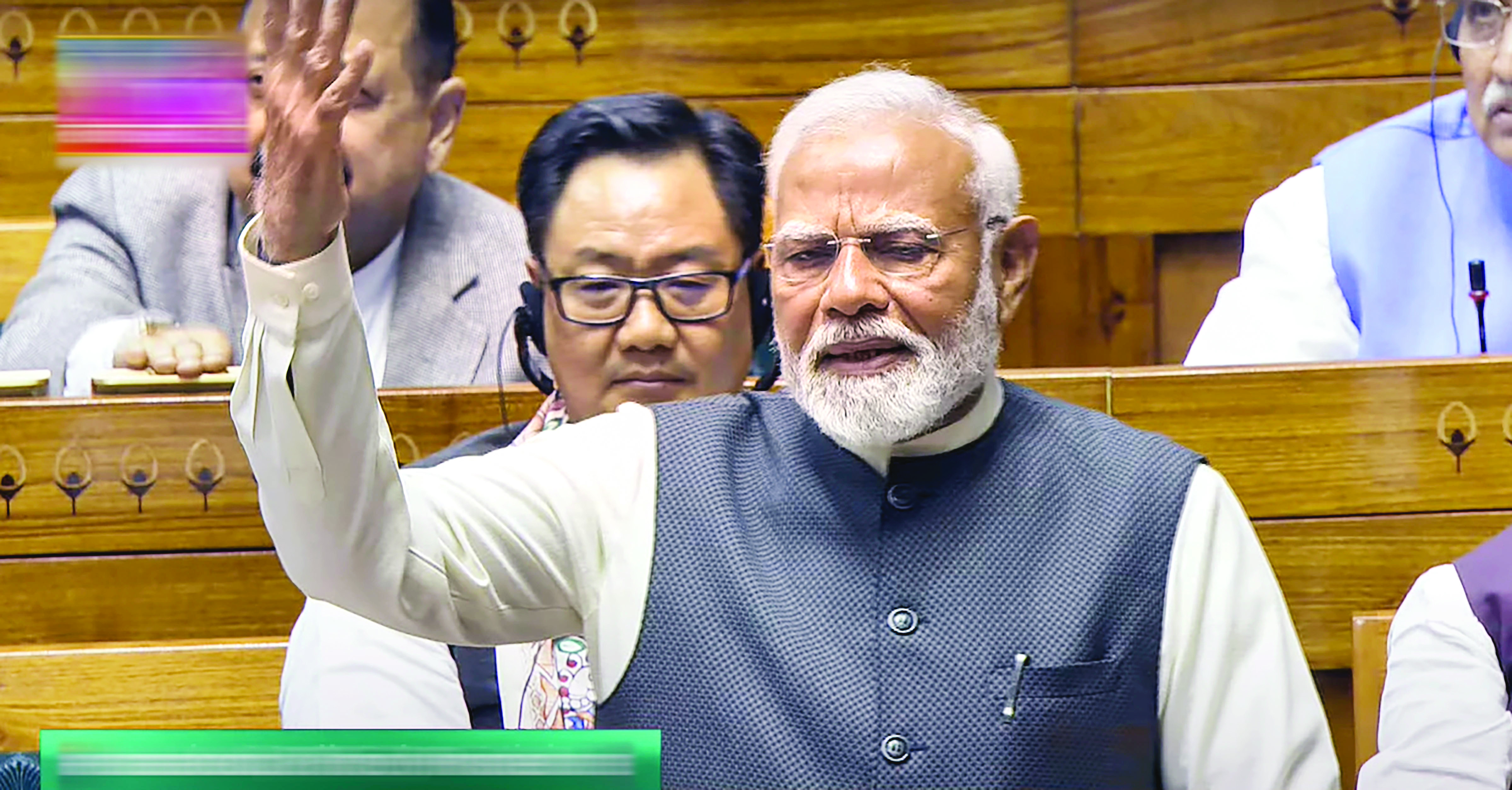 LS: PM Modi says his govt gave true development to poor, not false slogans