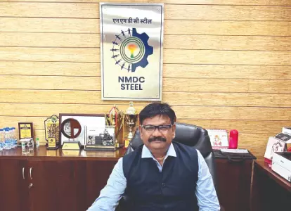 MNVS Prabhakar takes charges as  head of NSL Steel Plant, Nagarnar