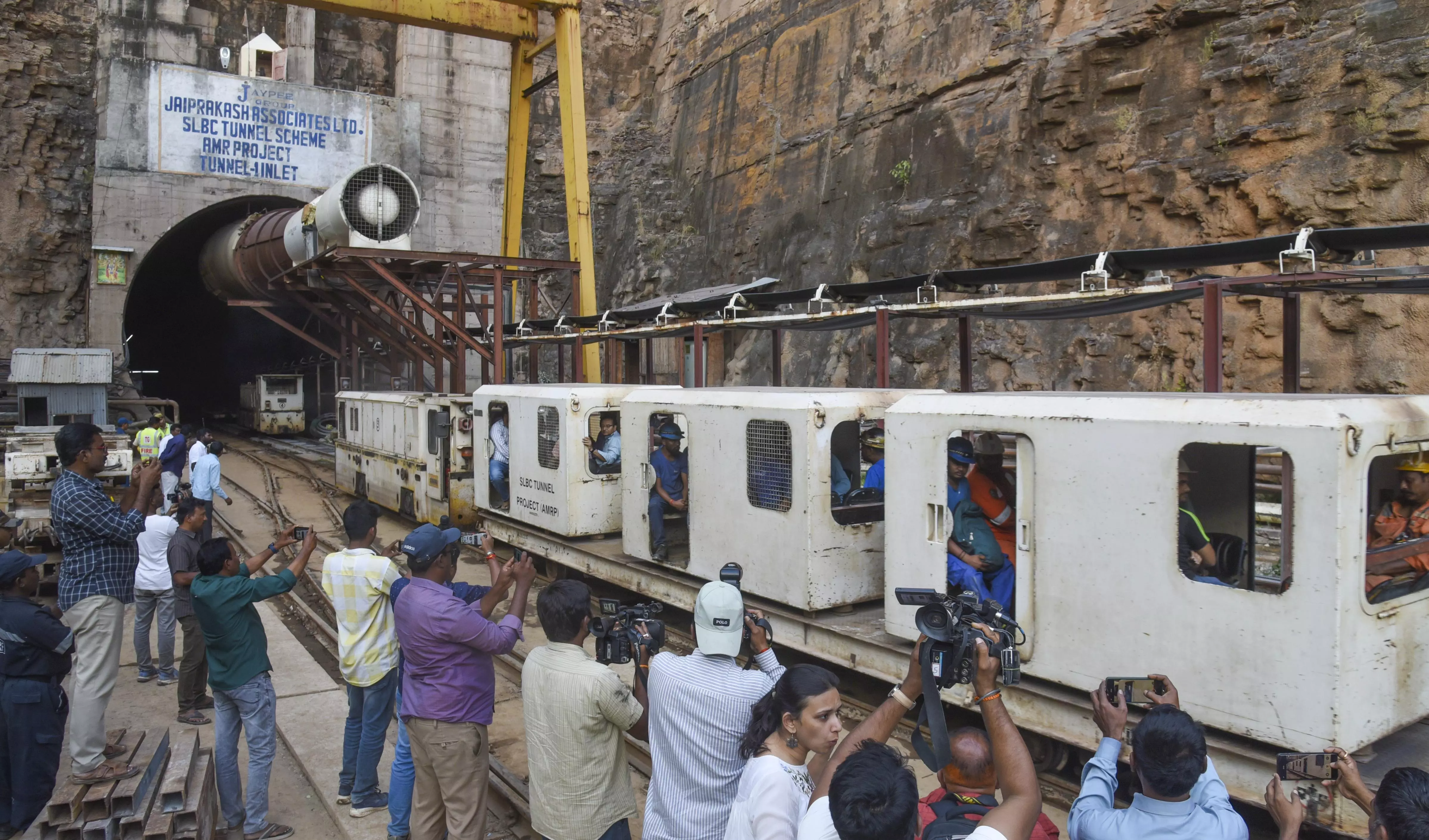 Telangana tunnel accident: Rescue ops intensified by removing obstacles to reach trapped persons