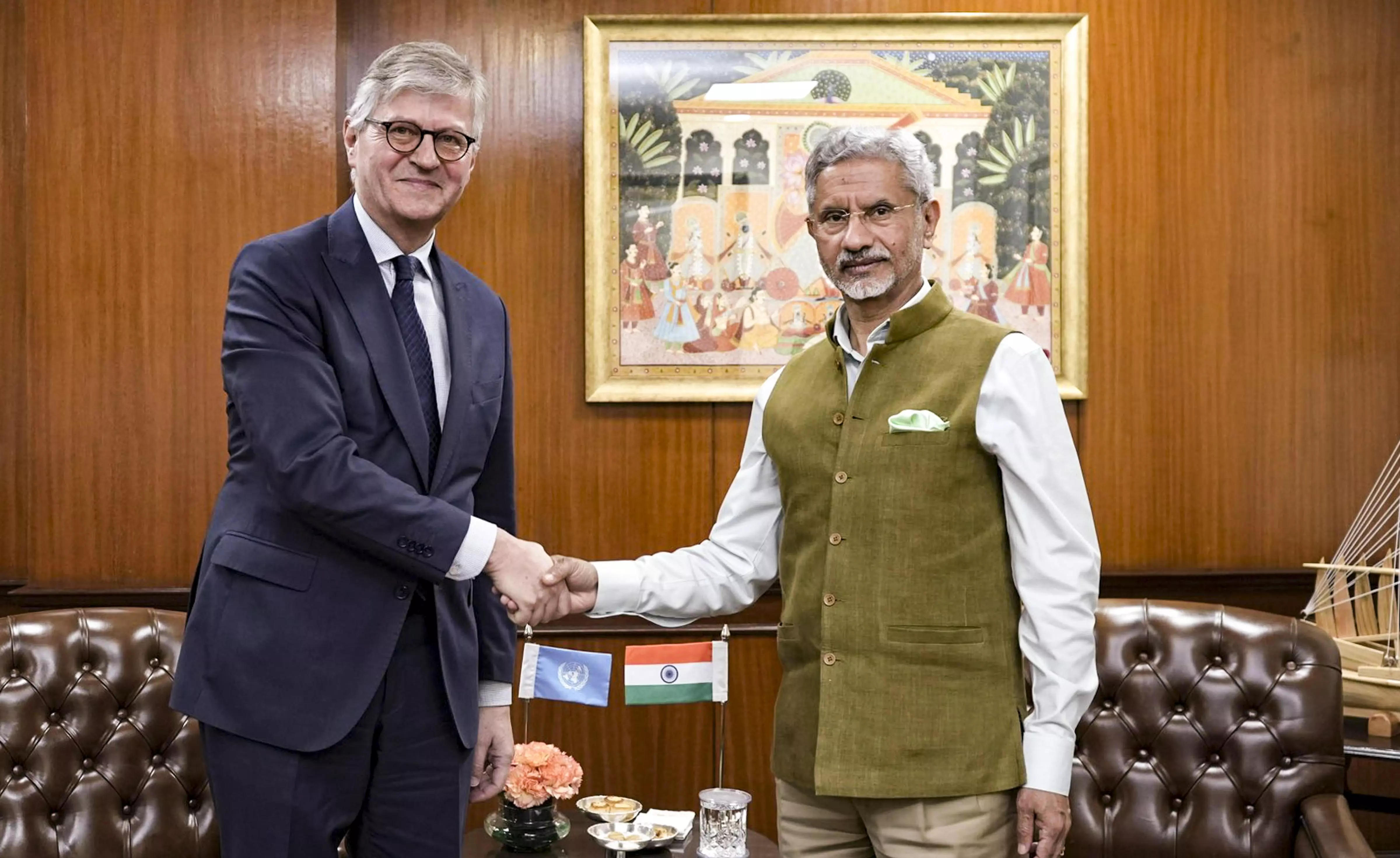 EAM Jaishankar meets UN USG, reviews Indian contribution to UN peacekeeping