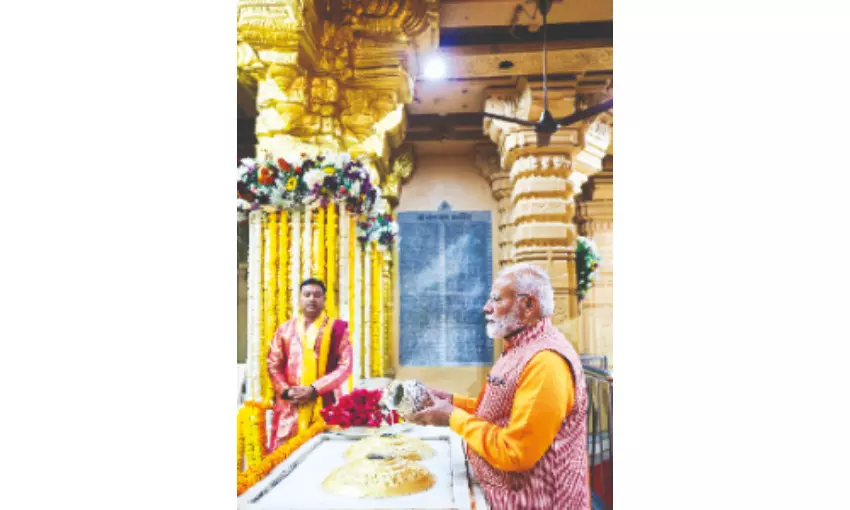 PM Modi visits Somnath temple, prays for health and prosperity of countrymen