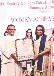 Mental health: Minu Budhia felicitated by St Xavier’s College for exemplary work