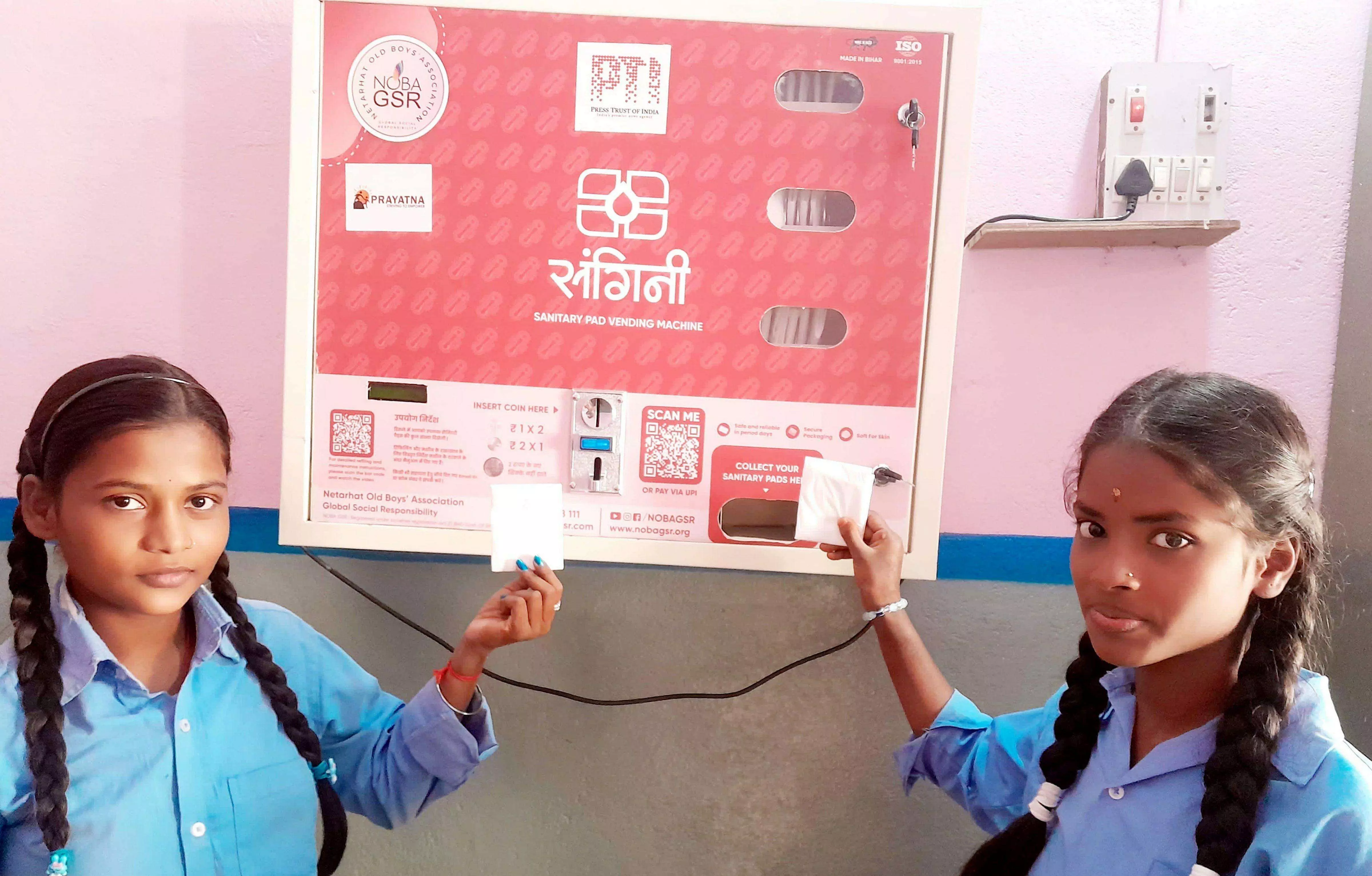 Sangini initiative fights period poverty in Begusarai with sanitary pad dispensers, incinerators