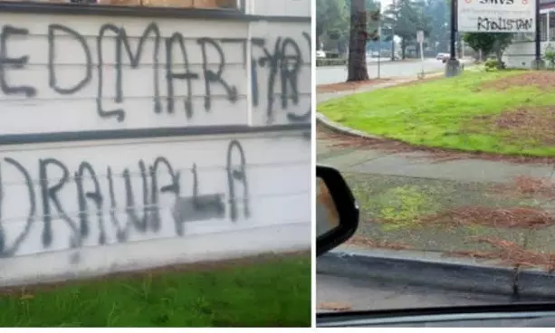 Hindu temple vandalised in US with anti-India graffiti