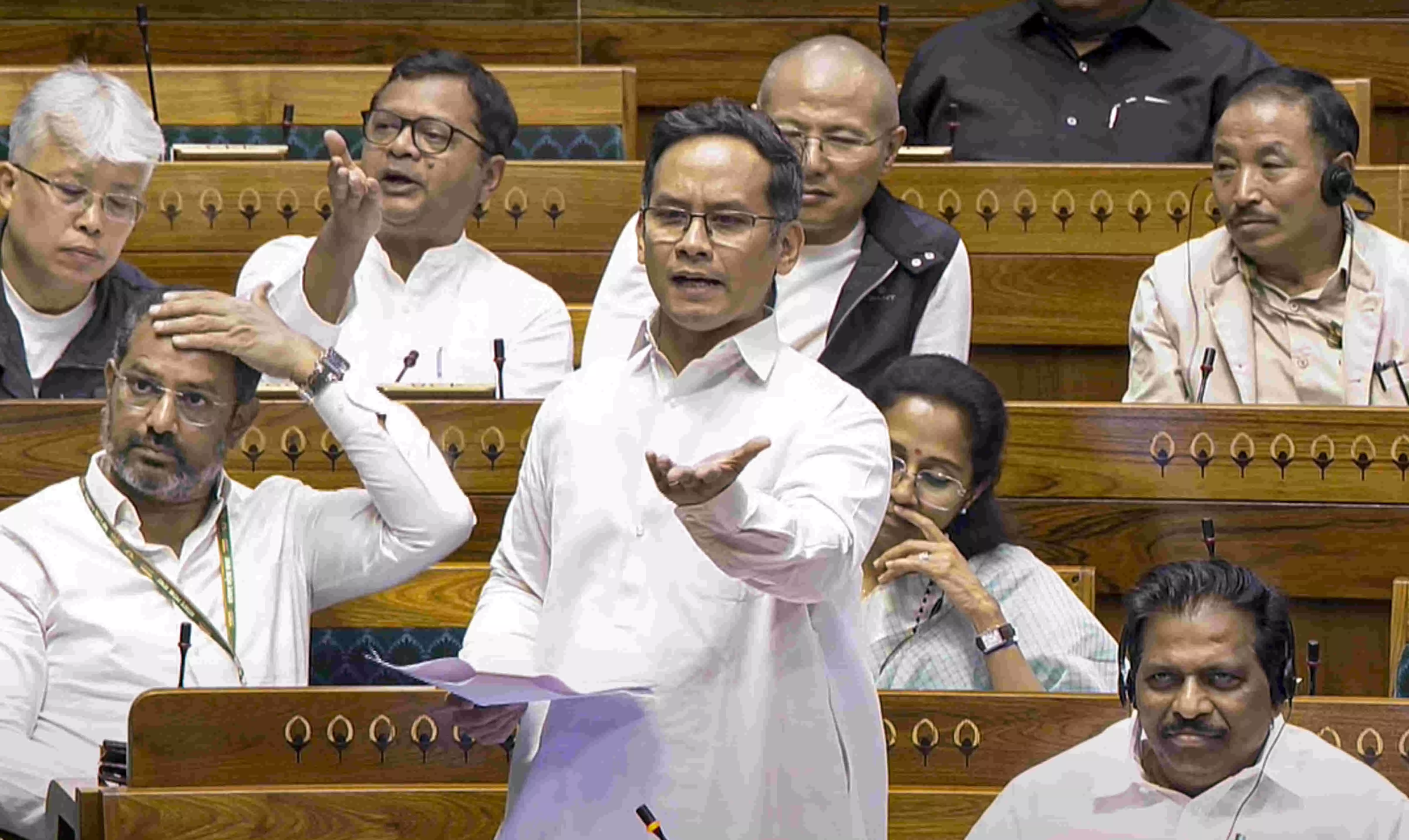 No peace in Manipur at gunpoint, urge PM to visit state: Gaurav Gogoi