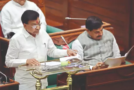 Deputy CM Devda presents Madhya Pradesh govt budget of Rs 4.21 lakh cr in Assembly