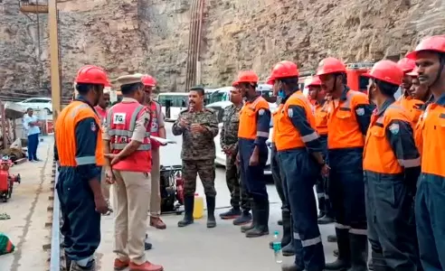 Telangana tunnel collapse: Search ops underway to locate seven missing persons