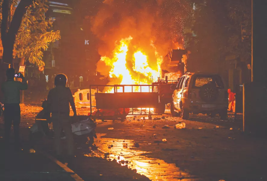 Nagpur arson: Police arrest 50, CM claims violence premeditated