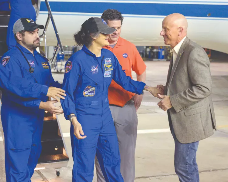 Astronauts Sunita Williams, Butch Wilmore are back on solid ground